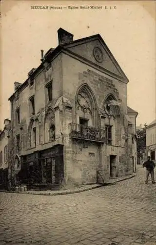 Ak Meulan en Yvelines, Kirche St Michel