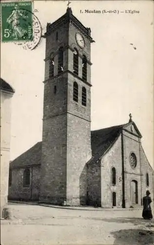 Ak Meulan en Yvelines, Kirche