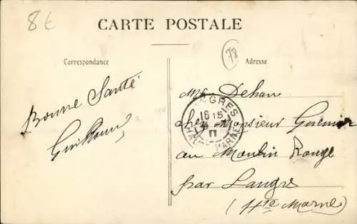 Ak Marly le Roi Yvelines, Kirche