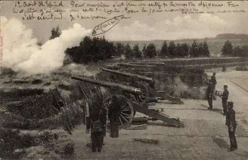 AK Feuerwehrschule, französische Soldaten