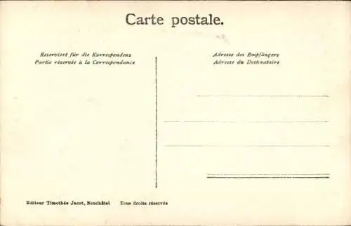 Ak Souvenir der Schweiz, Bernoise