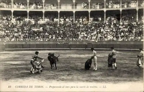 Ak Stierkampf in der Arena