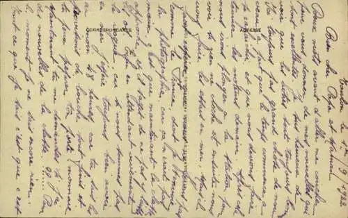 Ak Französisches Kriegsschiff France