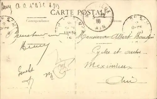 Ak Französisches Kriegsschiff Patrie