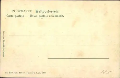 Ak Dresden Altstadt, wieder aufgenommener Elbverkehr bei tiefsten Wasserstand 1904