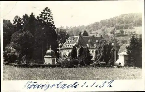 Foto Ak Königsbach Stein in Baden, Teilansicht