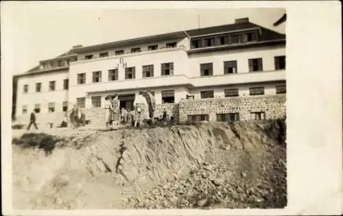 Foto Ak Rüdesheim am Rhein, Jugendherberge