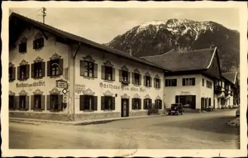 Ak Farchant Oberbayern, Hotel und Gasthof "Alter Wirt"