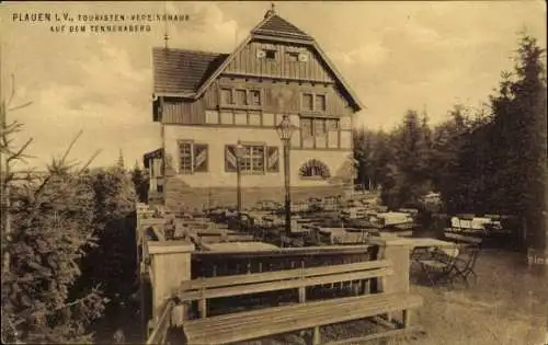 Ak Plauen im Vogtland, Touristenvereinshaus auf dem Tenneraberg