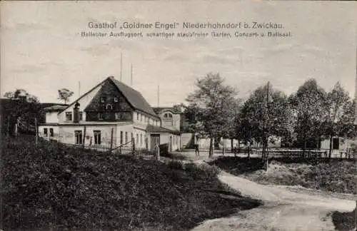 Ak Niederhohndorf Zwickau, Gasthof Goldner Engel