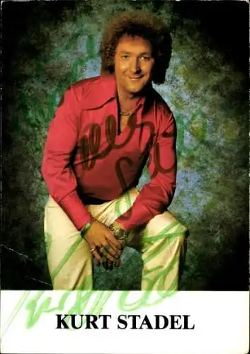 Ak Sänger Kurt Stadel, Portrait, Stimmenimitator, Autogramm