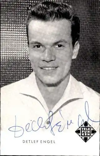 Ak Sänger Detlef Engel, Portrait, Autogramm