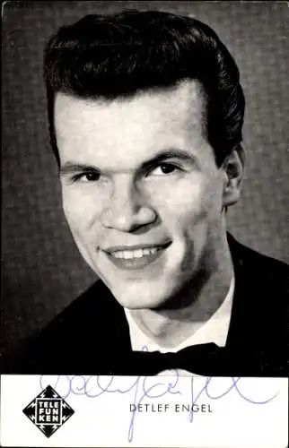 Ak Sänger Detlef Engel, Portrait, Autogramm