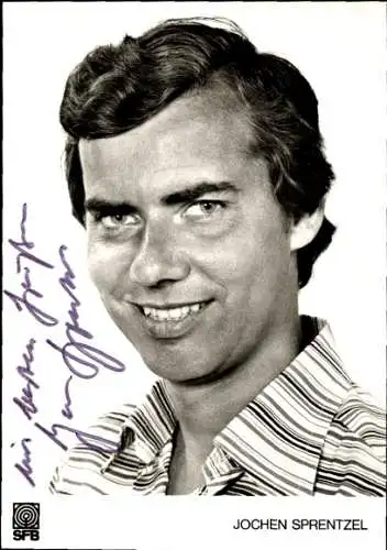 AK Schauspieler JOchen Sprentzel, Portrait, Autogramm