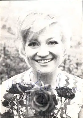 AK Sängerin Margit Sponheimer, Portrait, Autogramm