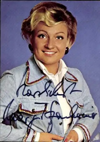 AK Schauspielerin Margit Sponheimer, Portrait, Autogramm