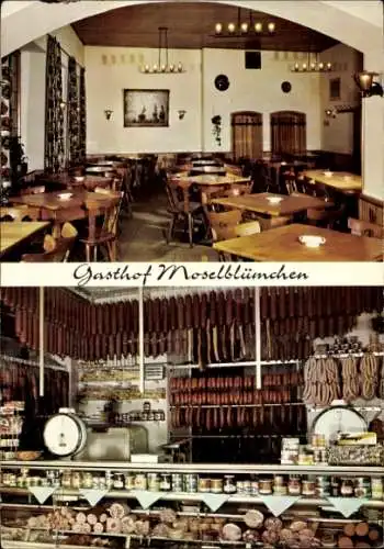 Ak Bernkastel Kues an der Mosel, Gasthof und Metzgerei Moselblümchen, Inh. Küpper-Gindorf