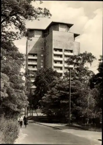 Ak Borna in Sachsen, Hochhaus