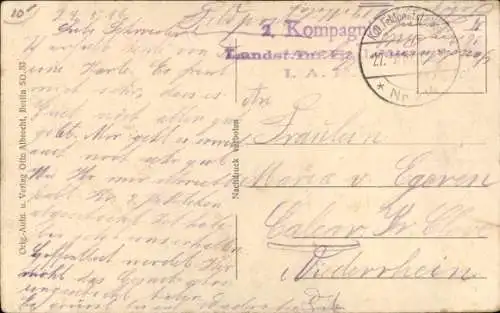 Ak Jelgava Mitau Lettland, Deutsches Soldatenheim II im Winter, I WK