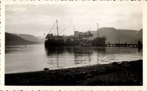 Foto Ak Frachtschiff Esja, Icelandic State Shipping Co.