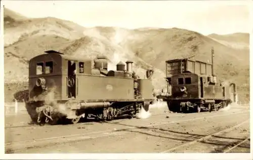 Foto Ak Neuseeländische Eisenbahn, Dampflok, 1933