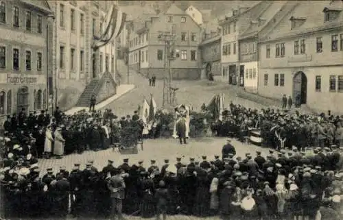 Ak Gräfenthal in Thüringen, Das Eiserne Kreuz 1915