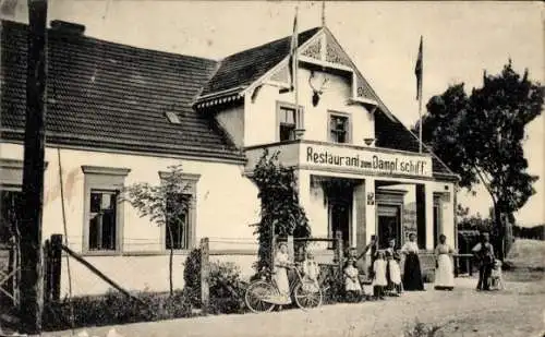 Ak Latzwall Spreenhagen in Brandenburg, Restaurant zum Dampfschiff