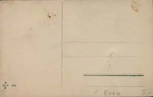 Mechanische Ak Radiohund, Hund mit Wackelaugen, Kopfhörer