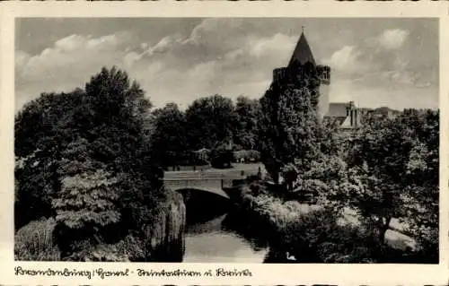 Ak Brandenburg an der Havel, Steintorturm, Brücke