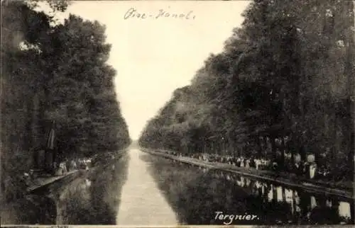 Ak Tergnier Aisne, Oise Kanal