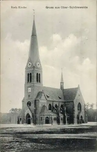 Ak Berlin Köpenick Oberschöneweide, Katholische Kirche