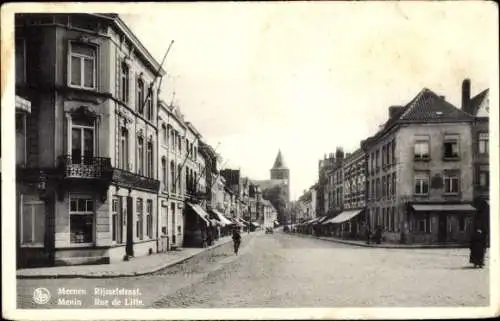 Ak Menen Menen Meenen Leie Westflandern, Rijsselstraat