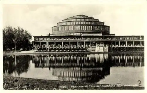 Ak Wrocław Breslau Schlesien, Die Jahrhunderthalle