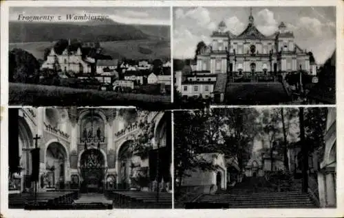 Ak Wambierzyce Albendorf Schlesien, Wallfahrtskirche, Basilika Mariä Heimsuchung