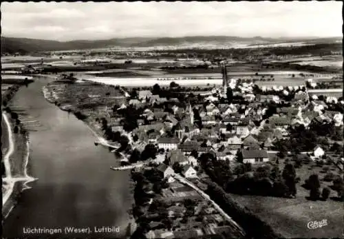 Ak Lüchtringen Höxter an der Weser, Luftbild