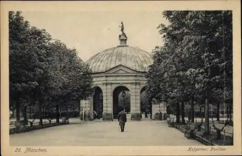 Ak München, Hofgarten, Pavillon