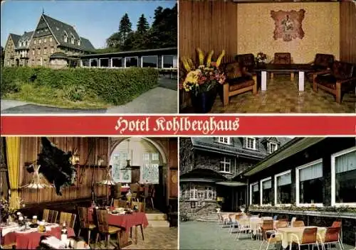 Ak Dahle Altena im Sauerland, Kohlberghaus, Hotel, Restaurant