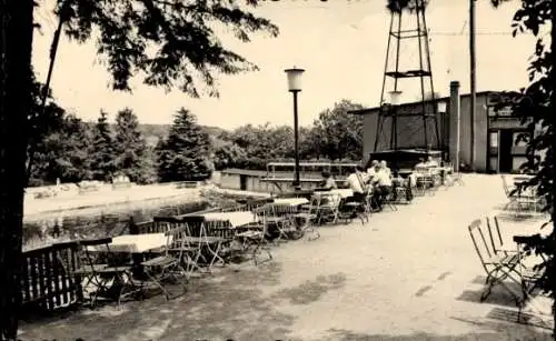 Ak Gernrode Quedlinburg im Harz, Otto Bad, Gaststätte, Außenansicht