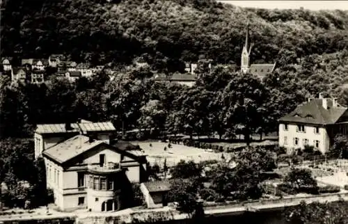 Ak Bad Kösen Naumburg an der Saale, Blick von Gradierwerk, Teilansicht