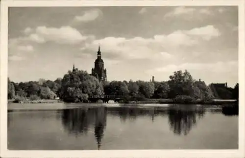 Ak Stralsund in Vorpommern, Teilansicht der Stadt