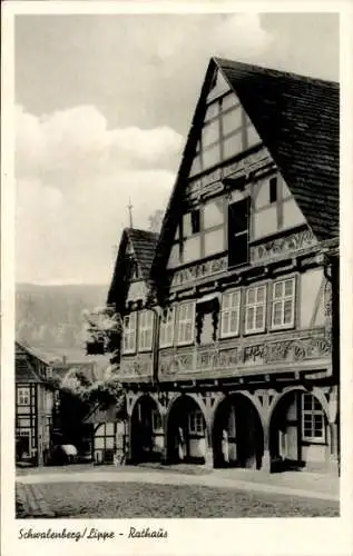 Ak Schwalenberg in Lippe, Rathaus