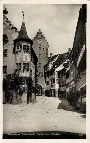 Ak Meersburg am Bodensee, beim Obertor, Gasthof Zum Bären