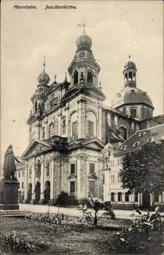 Ak Mannheim in Baden, Jesuitenkirche