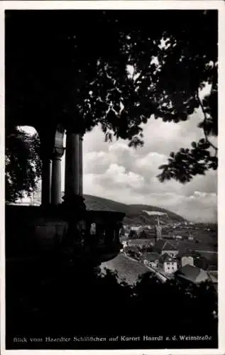 Ak Haardt an der Weinstraße Neustadt a. d. W., Teilansicht, Blick vom Haardter Schlößchen