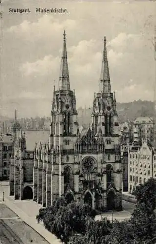 Ak Stuttgart in Württemberg, Marienkirche