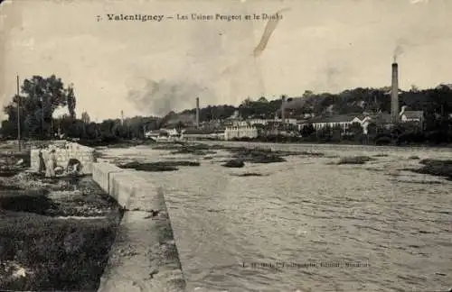 Ak Valentigney Doubs, Les Usines Peugeot, le Doubs