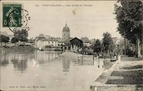 Ak Pontarlier Doubs, Ufer der Doubs