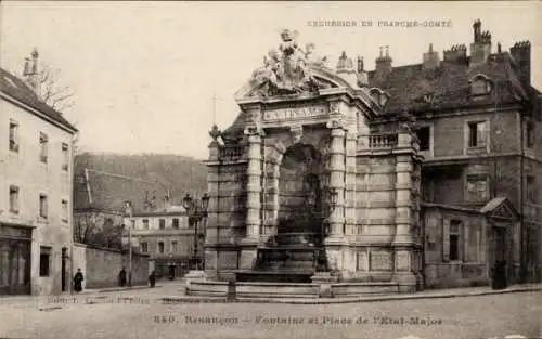 Ak Besançon Doubs, Fontaine et Place de l'Etat-Major