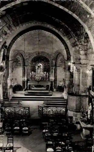 Ak Auzon Haute-Loire, Collegiale St-Laurent, Le Choeur