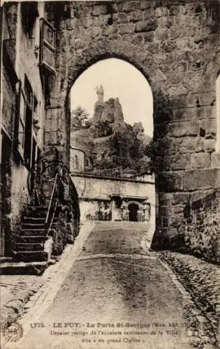 Ak Le Puy en Velay Haute Loire, La Porte St-Georges